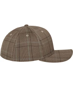 FLEXFIT Glen Check lippis - /Khaki Ruskea Clearance