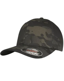 FLEXFIT Multicamo lippis - Musta New