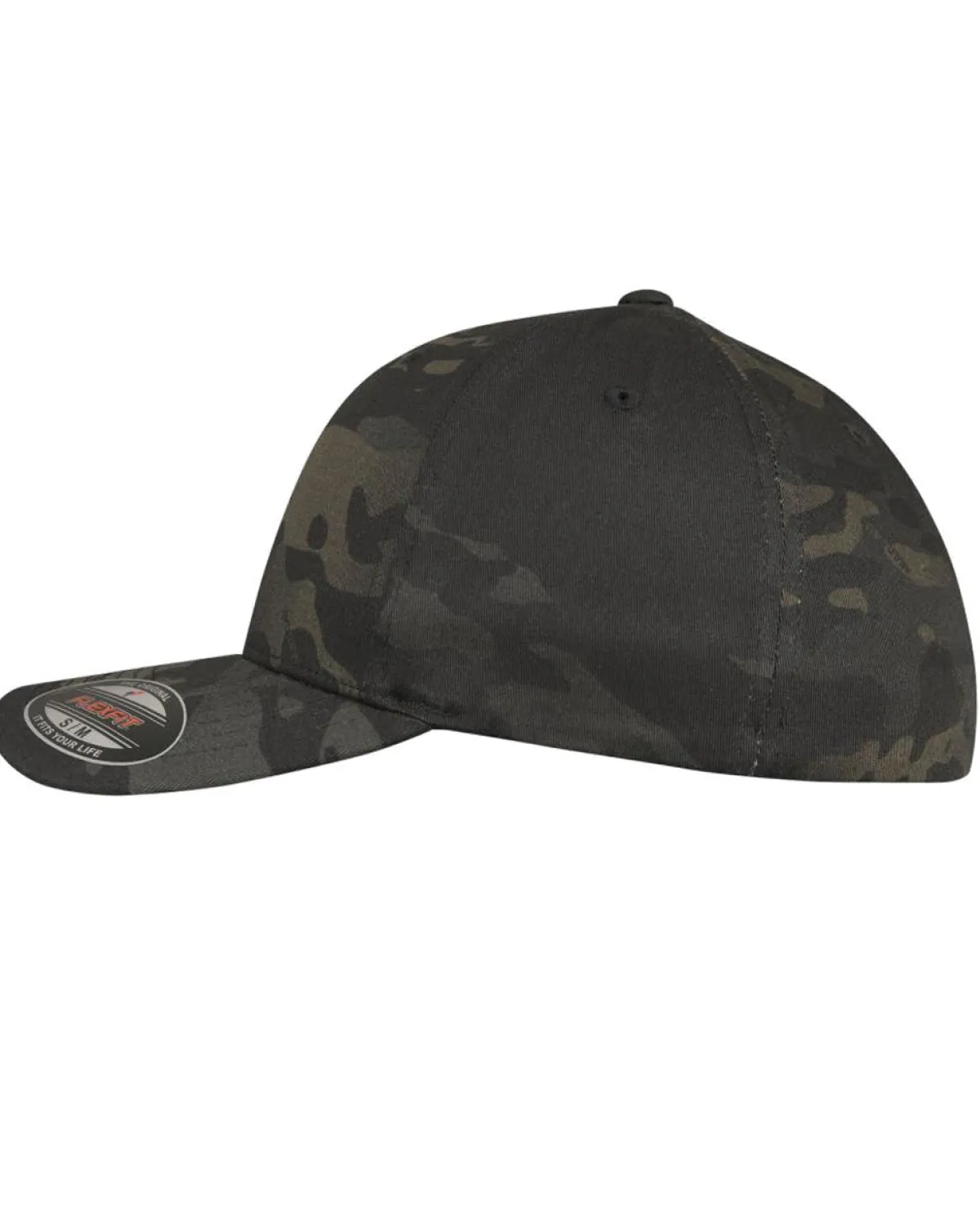 FLEXFIT Multicamo lippis - Musta New