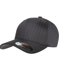 FLEXFIT pinstripe lippis - Musta Sale