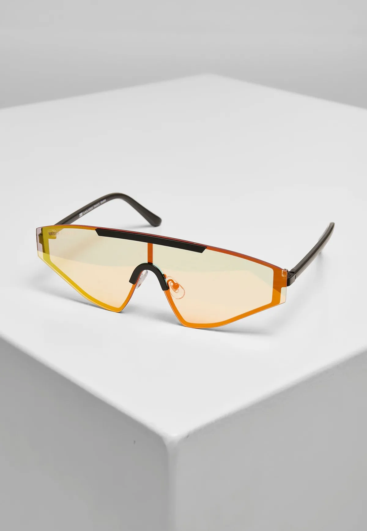 Urban Classics France 2-pack aurinkolasit - Musta/Oranssi Outlet