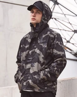 Brandit Frontzip tuulitakki - Tumma camo Hot