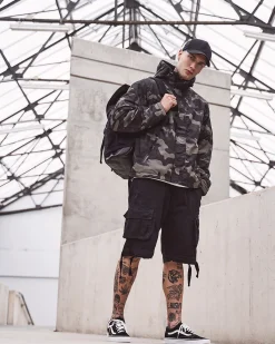 Brandit Frontzip tuulitakki - Tumma camo Hot