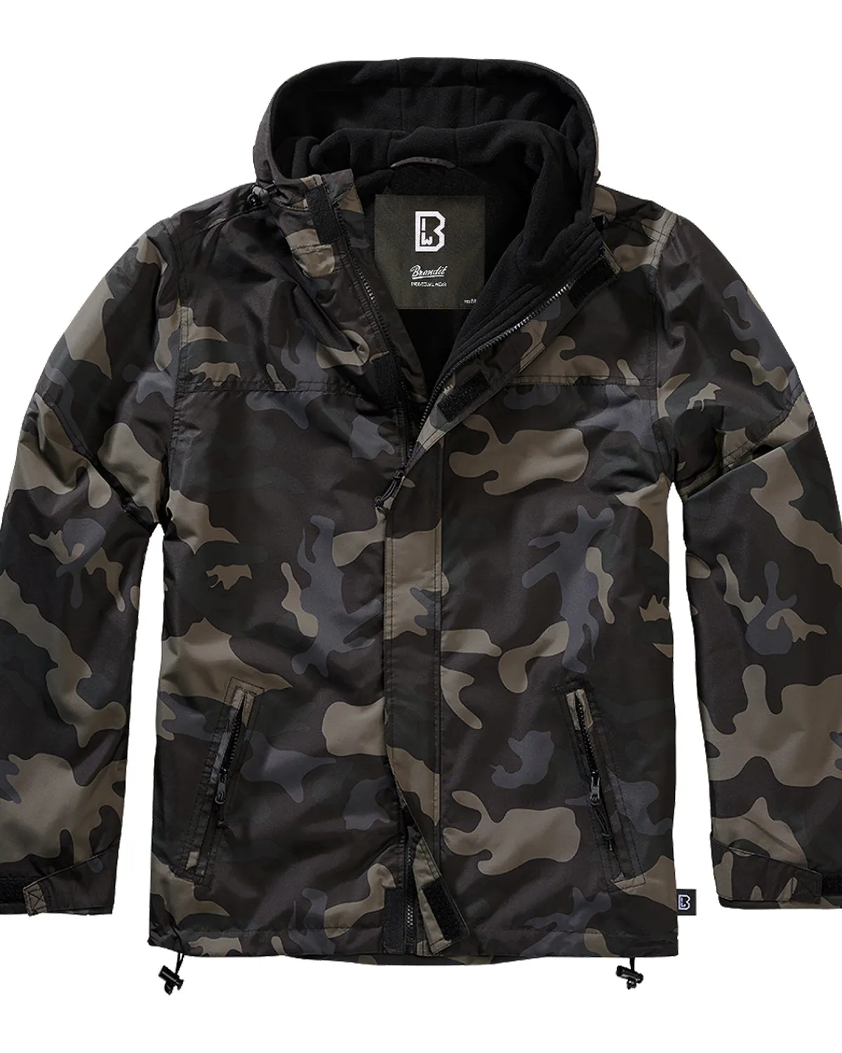 Brandit Frontzip tuulitakki - Tumma camo Hot