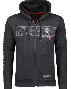 Geographical Norway Galette vetoketjuhuppari - Tummanharmaa New