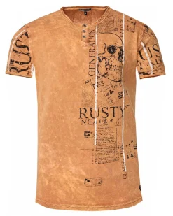 Rusty Neal Generation t-paita - Kameli Ruskea Sale
