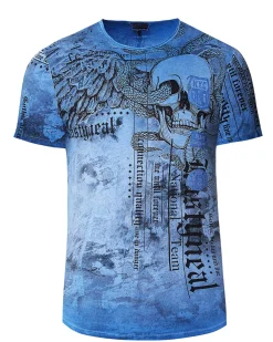 Rusty Neal Gothik t-paita - Sininen Sale