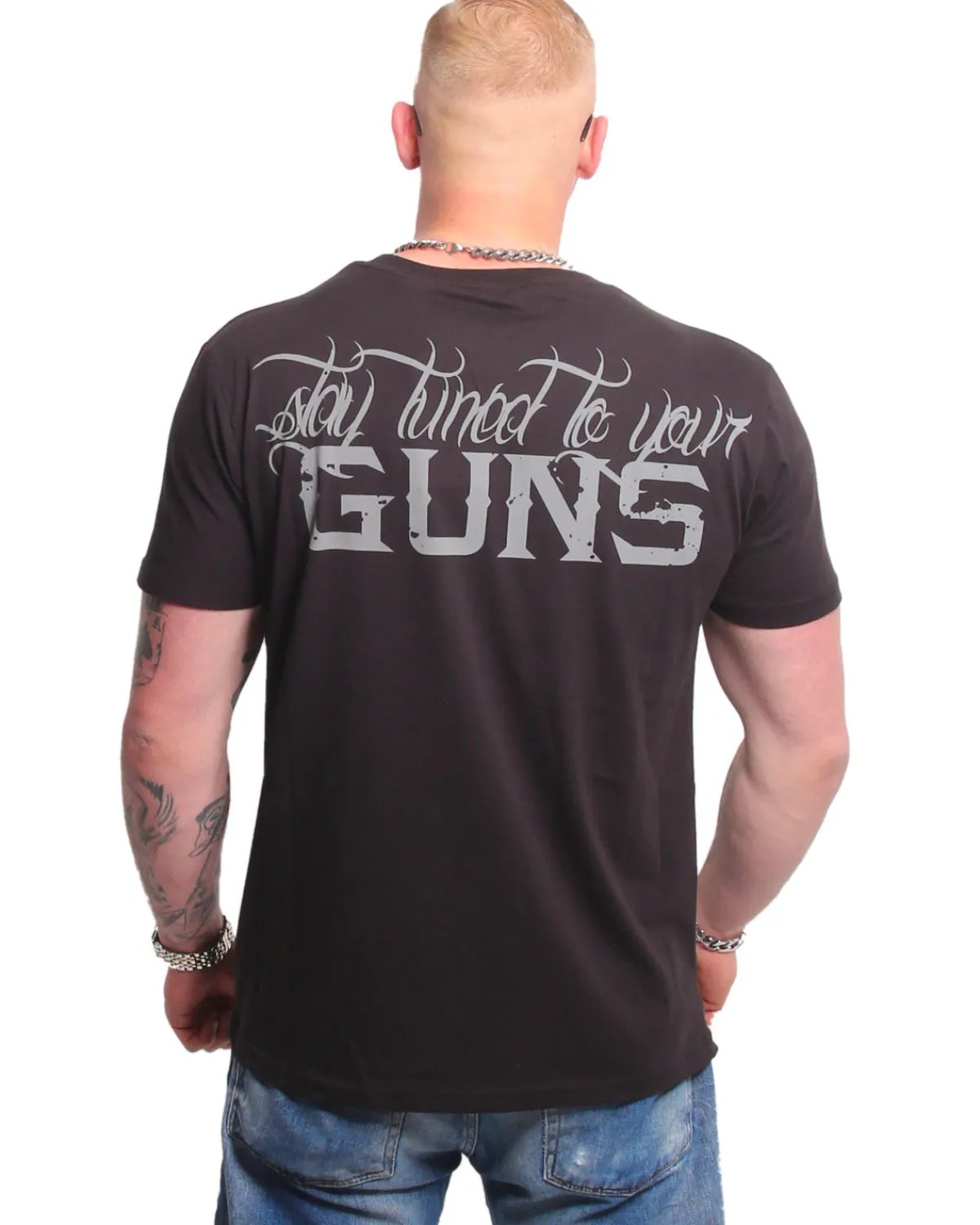 Yakuza Ink Guns t-paita - Musta New