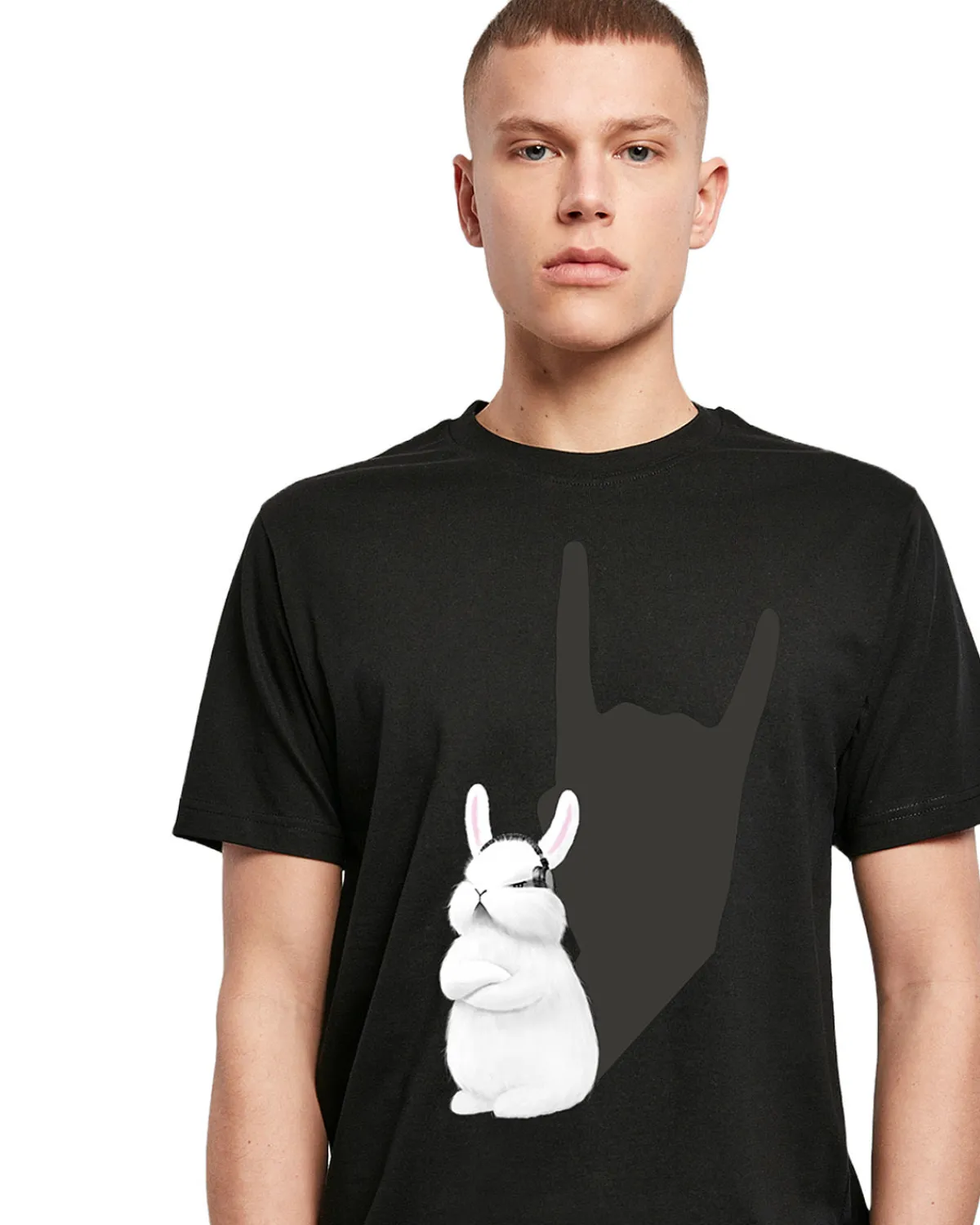 Disturb artist Laura H. Heavybunny t-paita - Musta New