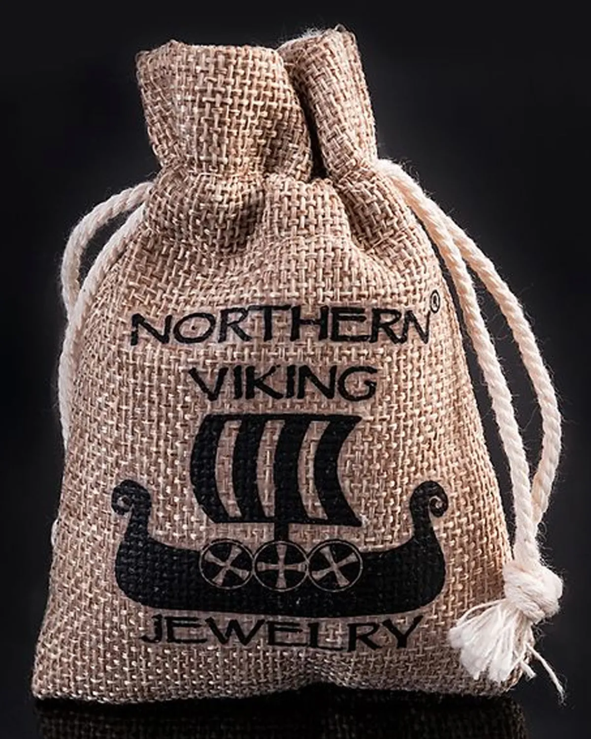 Northern Viking Jewelry Hexagonal Vegvisir kaulakoru - Teräs Outlet