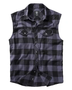 Brandit Hihaton ruutupaita - /Harmaa Musta Discount