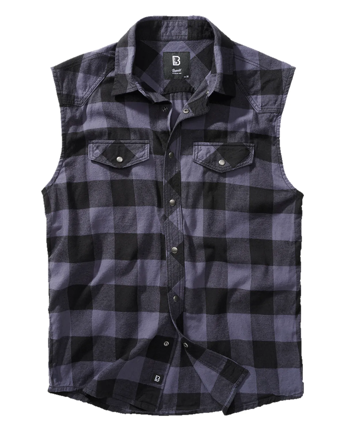 Brandit Hihaton ruutupaita - /Harmaa Musta Discount