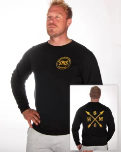 Disturb Clothing Höpömasa Collegepaita - Musta Hot