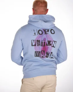 Disturb Clothing Höpö v#tun Masa Huppari - Sininen Outlet