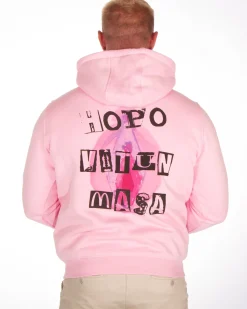 Disturb Clothing Höpö v#tun Masa Huppari - Vaaleanpunainen Sale