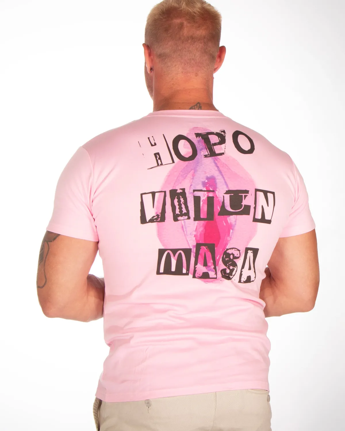 Disturb Clothing Höpö v#tun Masa t-paita - Vaaleanpunainen Outlet