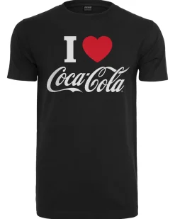 Urban Classics I Love Coke t-paita - Musta Sale