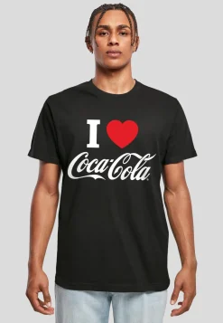 Urban Classics I Love Coke t-paita - Musta Sale