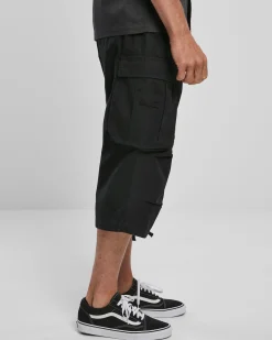 Brandit Industry 3/4 reisitaskushortsit - Musta Hot