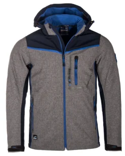 MZ72 Brand Ipixel softshell-takki - Vaaleanharmaa Sale