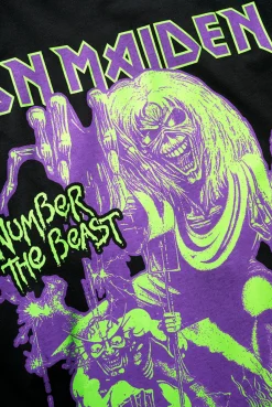 Brandit Iron Maiden Number Of The Beast t-paita - Musta Online