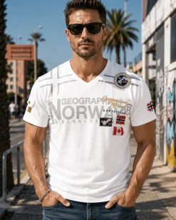 Geographical Norway Jaradock T-paita - Valkoinen
