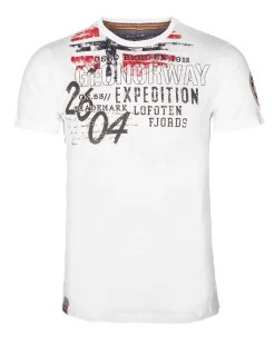 Geographical Norway Jelegant t-paita - Valkoinen Clearance