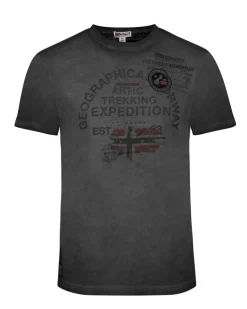 Geographical Norway Jergen t-paita - Musta Discount