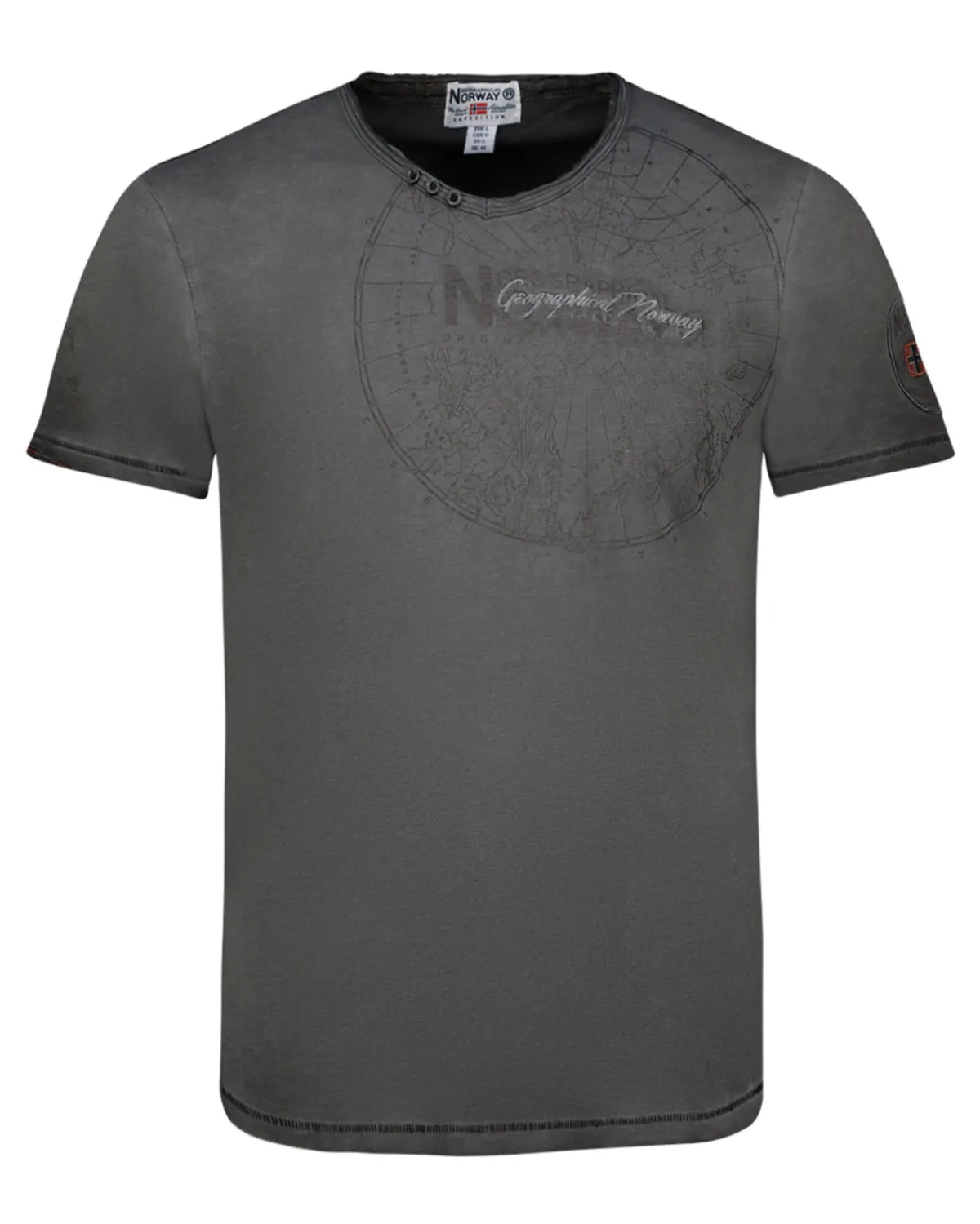 Geographical Norway Jimperable t-paita - Musta Discount