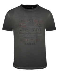 Geographical Norway Jorick t-paita Musta Discount