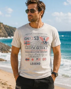 Geographical Norway Jorick t-paita Musta Discount