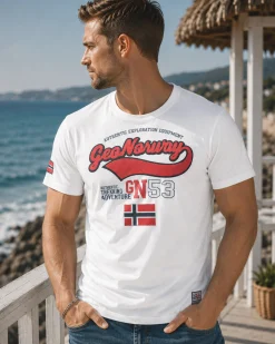 Geographical Norway Jurbank t-paita - Valkoinen Outlet