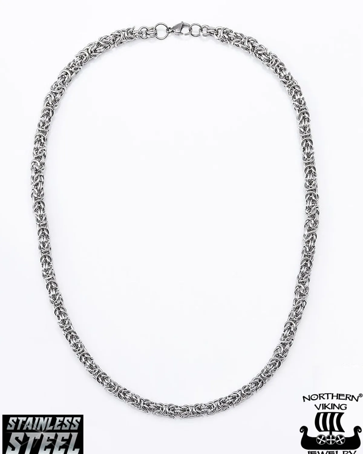 Northern Viking Jewelry Kingchain kaulakoru - Teräs Hot