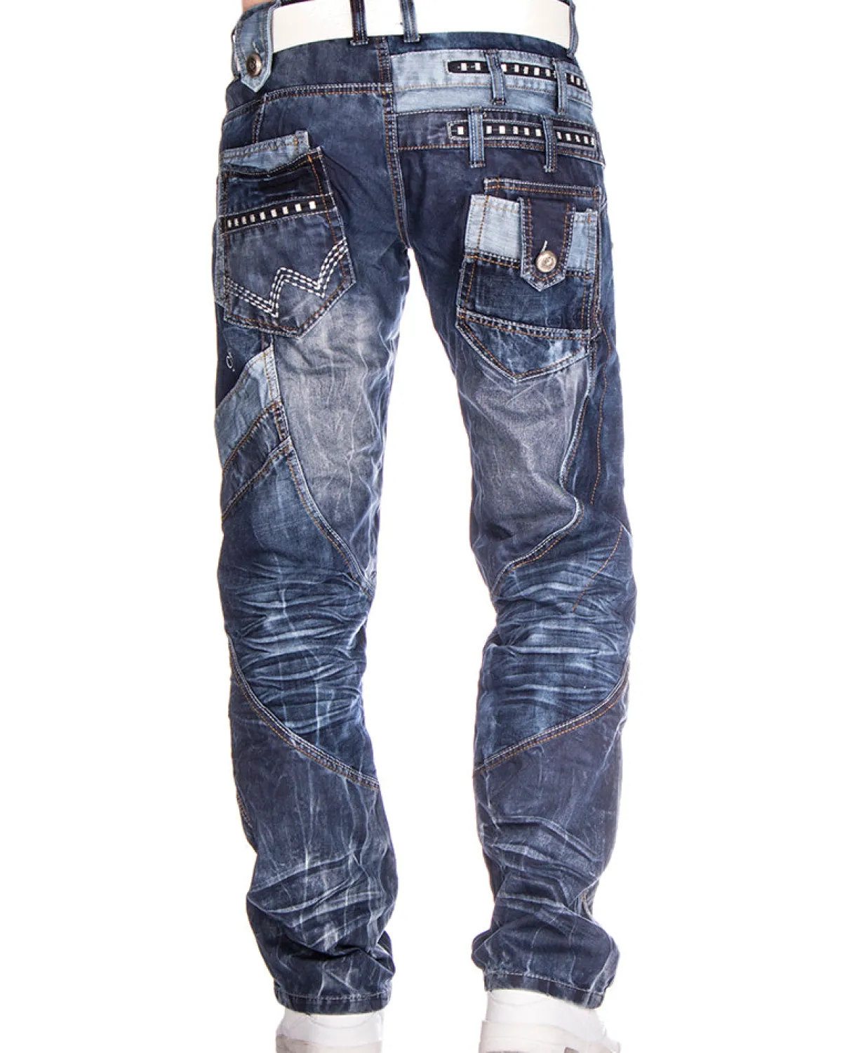 Kosmo Lupo KM001 Ellis farkut - Sininen Denim sininen