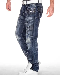 Kosmo Lupo KM8002 Roxton farkut - Sininen Denim sininen Sale