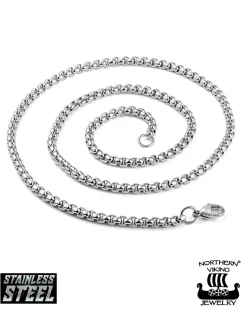 Northern Viking Jewelry Knotwork Thorin Vasara kaulakoru - Teräs/Kulta Outlet
