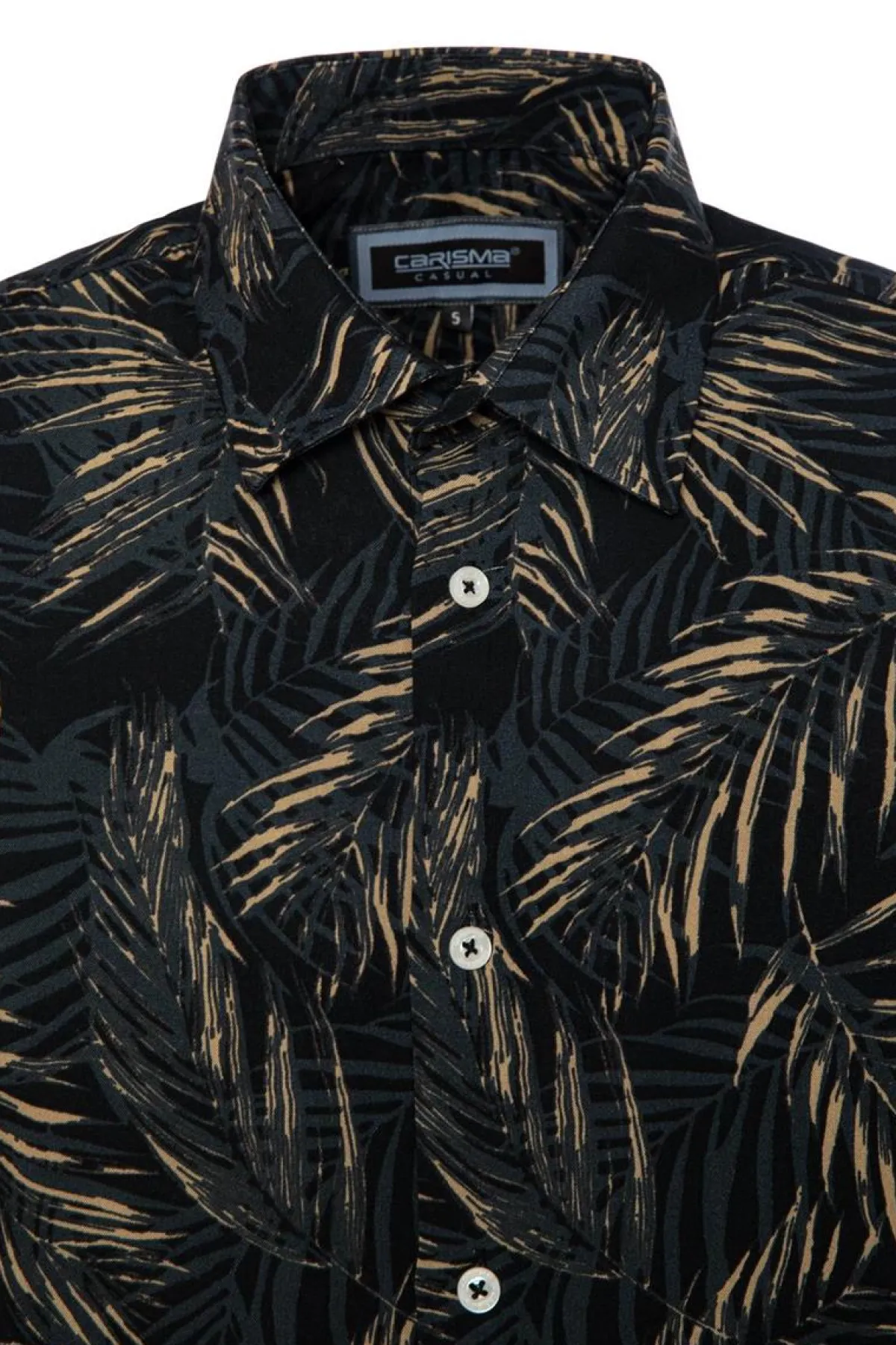Carisma Leaves kauluspaita - /Beige Musta Clearance