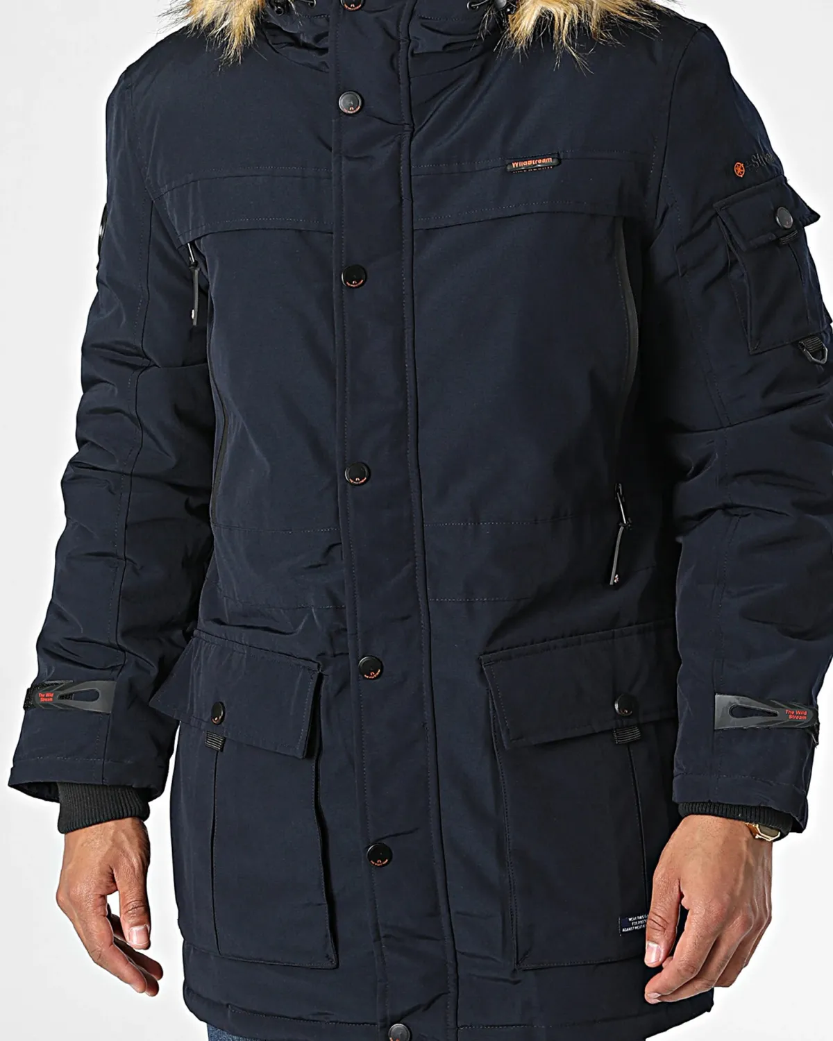 MZ72 Brand Leeland talvitakki - Tumman Sininen Online
