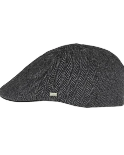 Salon Macon 56 Herringbone flat cap - Harmaa Best