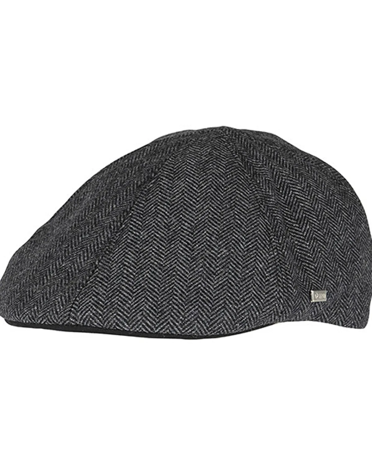 Salon Macon 56 Herringbone flat cap - Harmaa Best