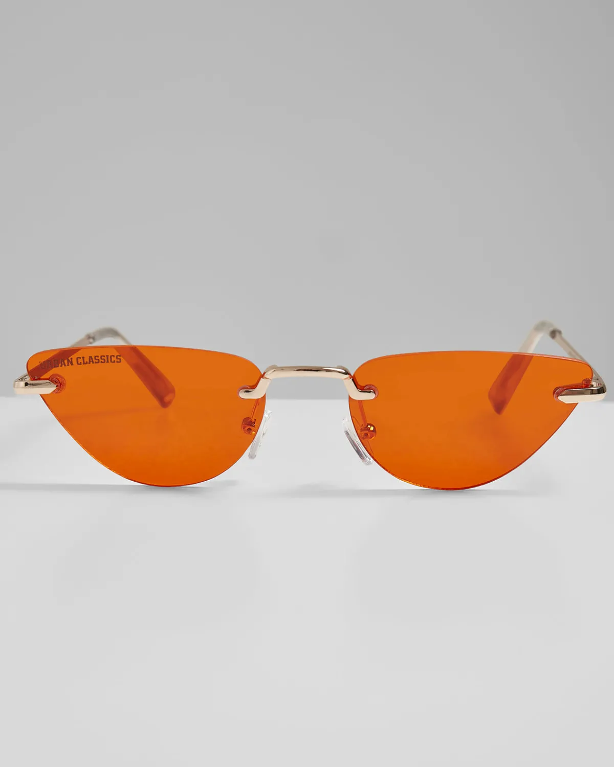 Urban Classics Manhattan 2-pack aurinkolasit - Musta/Oranssi Clearance