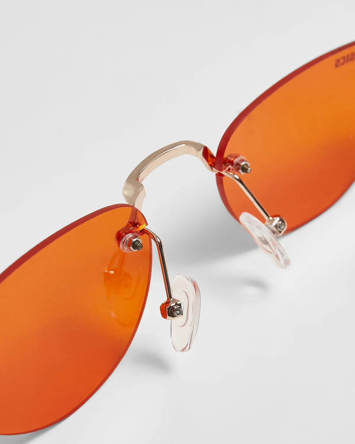 Urban Classics Manhattan 2-pack aurinkolasit - Musta/Oranssi Clearance