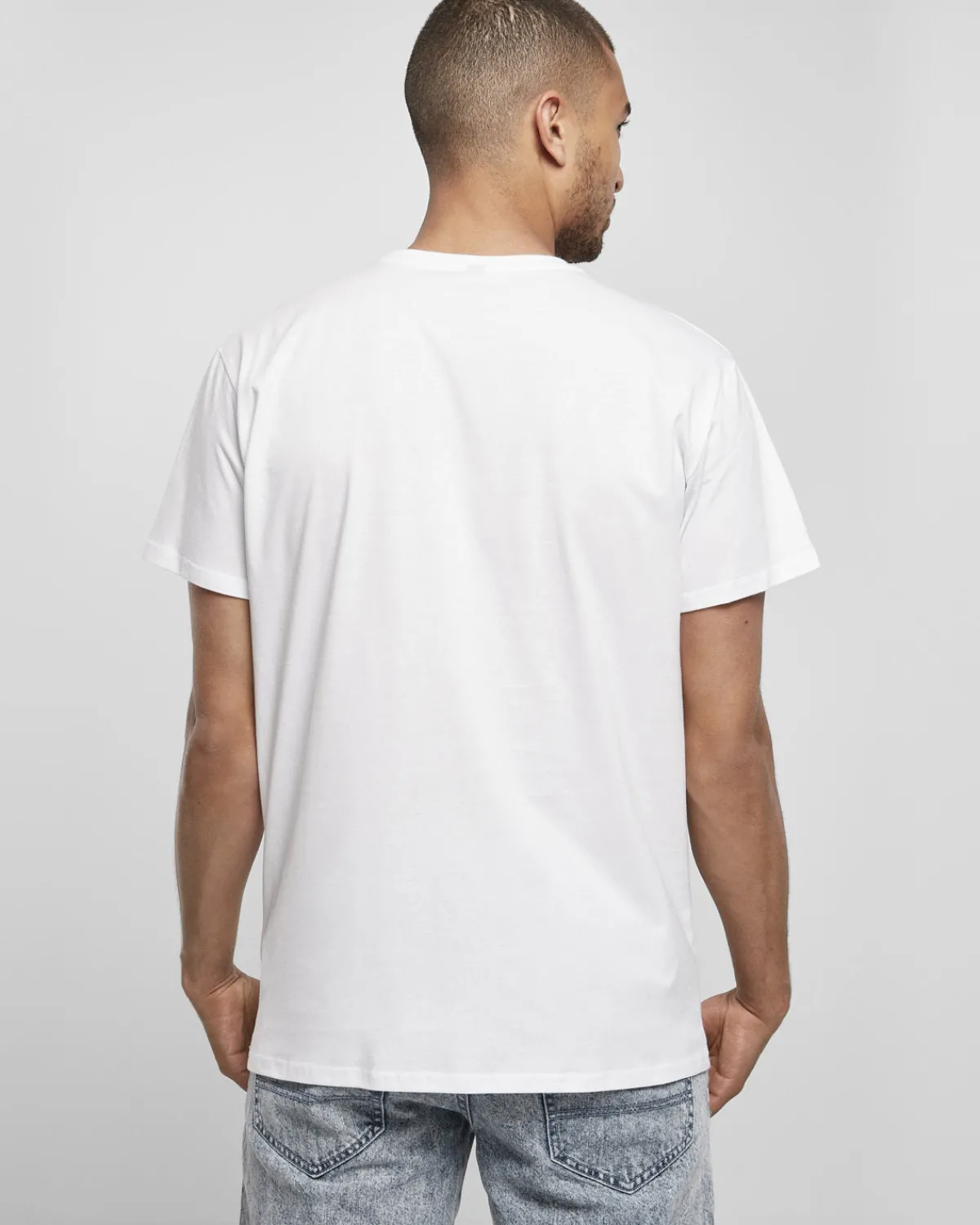 Urban Classics Marvel logo t-paita - Valkoinen Sale