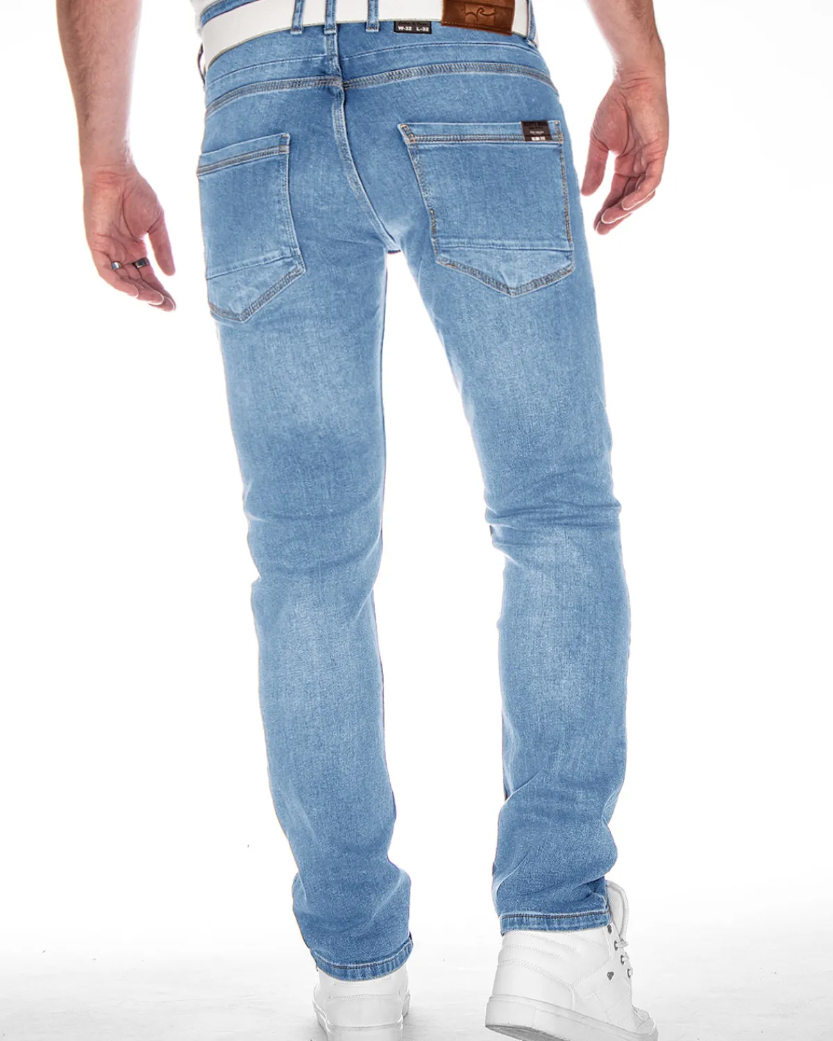Rusty Neal Melvin farkut - Vaaleansininen Denim vaalea Online
