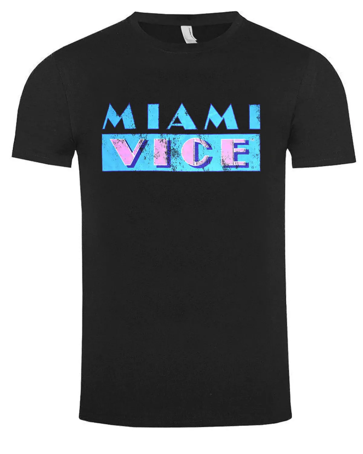 Print Shirt Miami Vice t-paita - Musta Discount