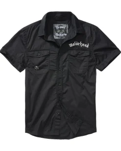 Brandit Motörhead lyhythihainen kauluspaita - Musta Sale