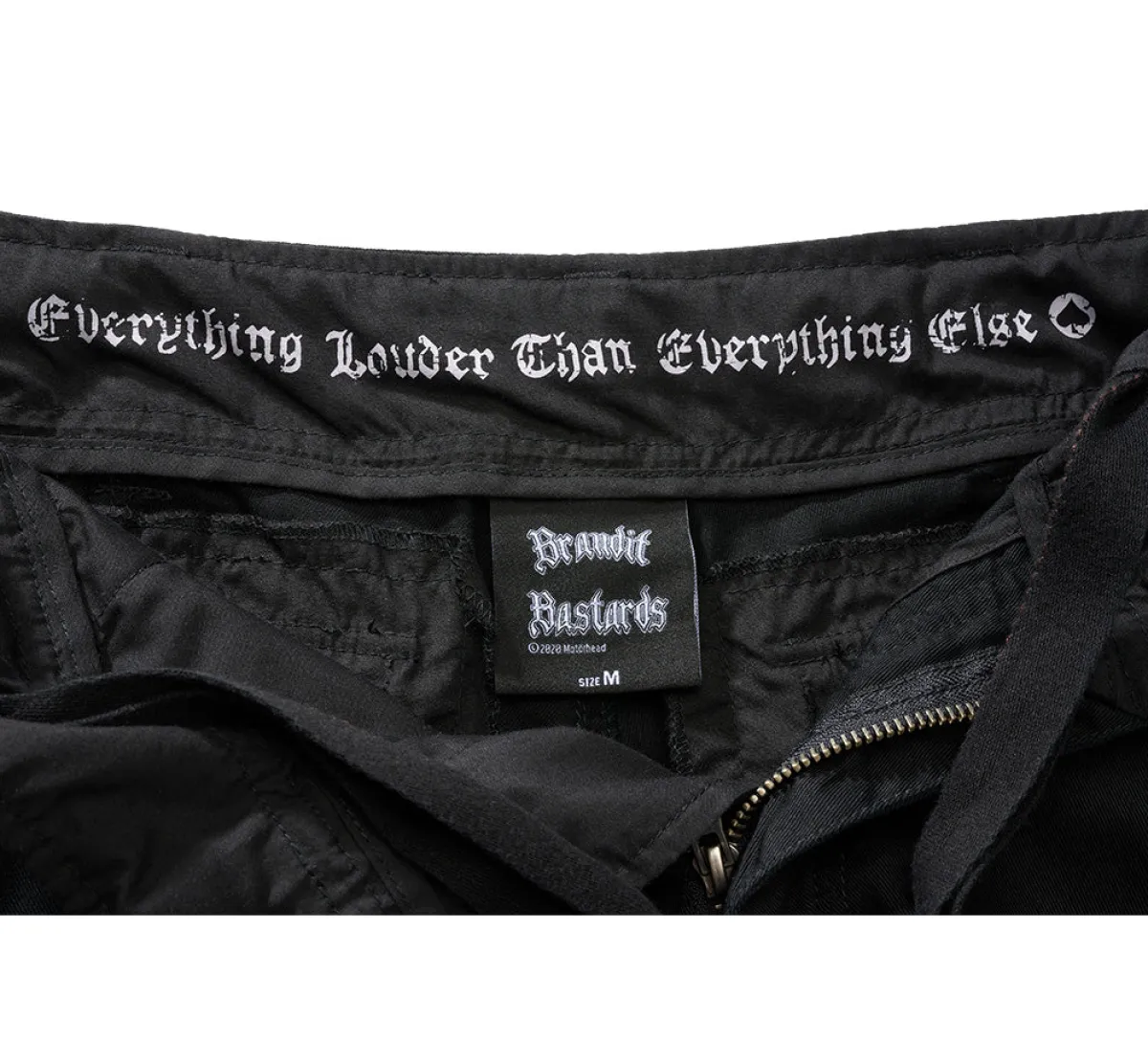 Brandit Motörhead reisitaskushortsit - Musta Clearance