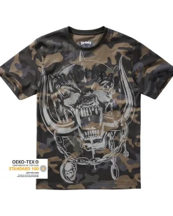 Brandit Motörhead warping t-paita - Tumma camo Online
