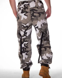 Brandit M-65 Vintage reisitaskuhousut - Valkoinen camo Sale