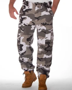 Brandit M-65 Vintage reisitaskuhousut - Valkoinen camo Sale